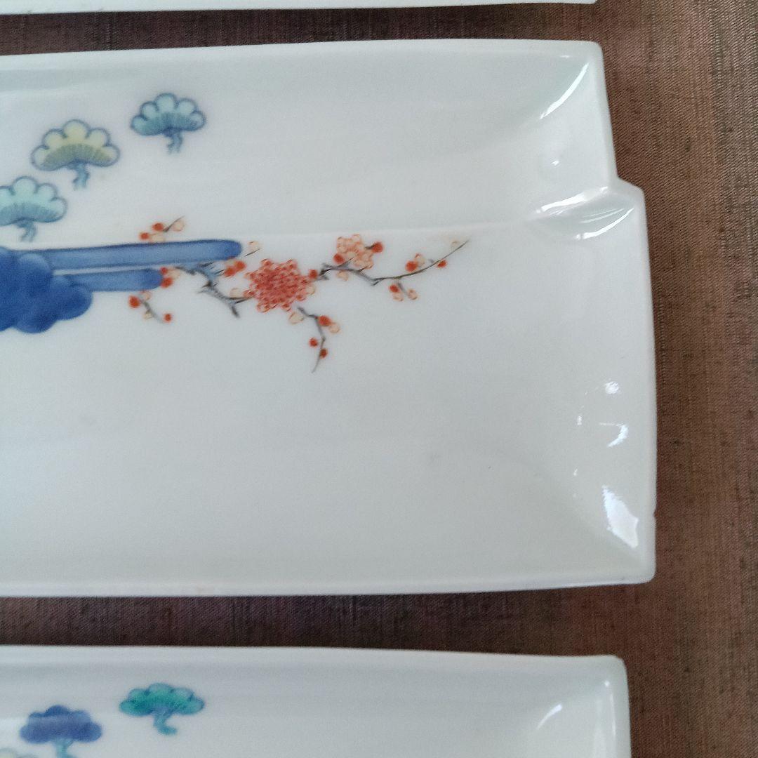 （訳あり）金継ぎ用　今右衛門　変形皿3枚　有田焼