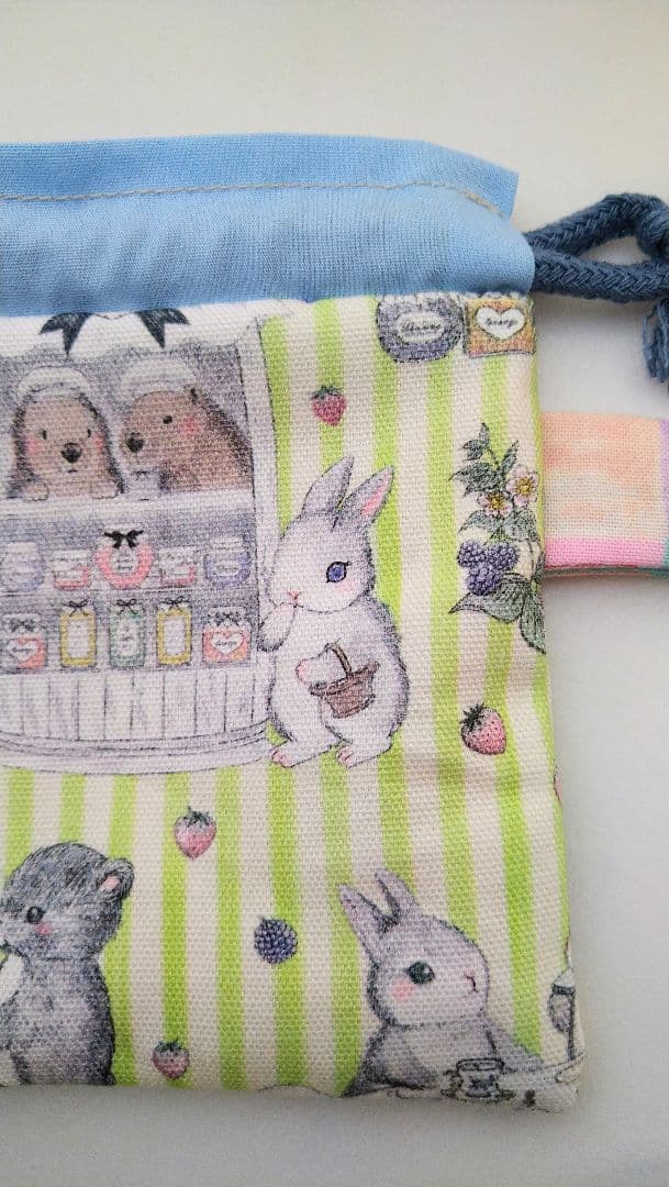 sold※ミニ巾着 ユキエモン　yukiemon リバティ　限定色　うさぎ