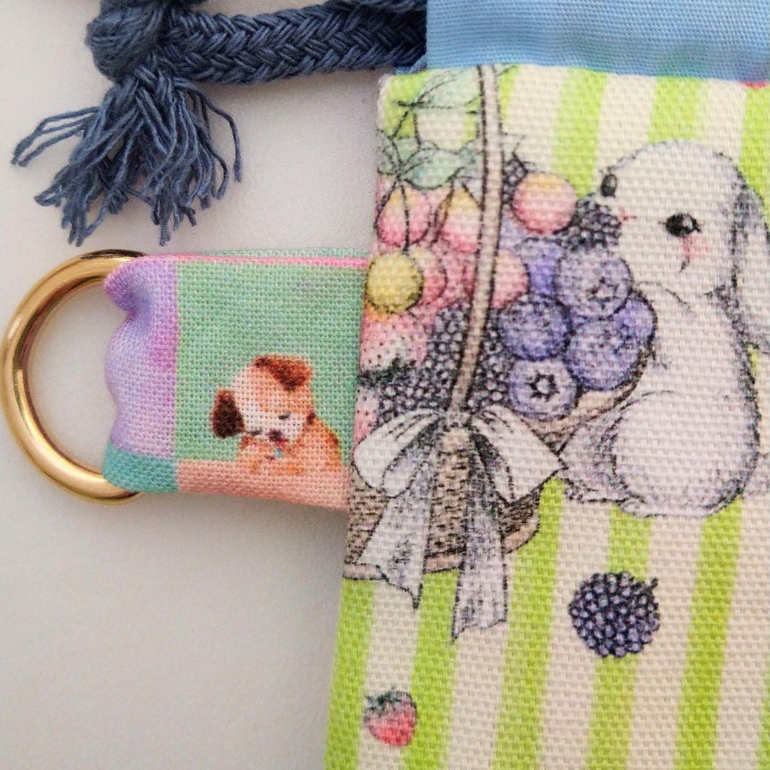 sold※ミニ巾着 ユキエモン　yukiemon リバティ　限定色　うさぎ