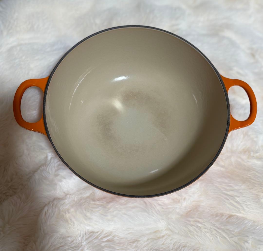 LE CREUSET ル・クルーゼ マルミット オレンジ 22cm 鍋