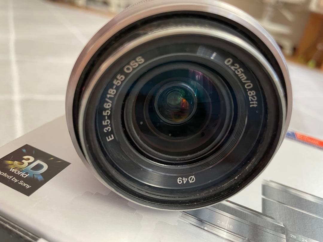 【ジャンク】Sony NEX-5Dミラーレスカメラ 本体とレンズ2本