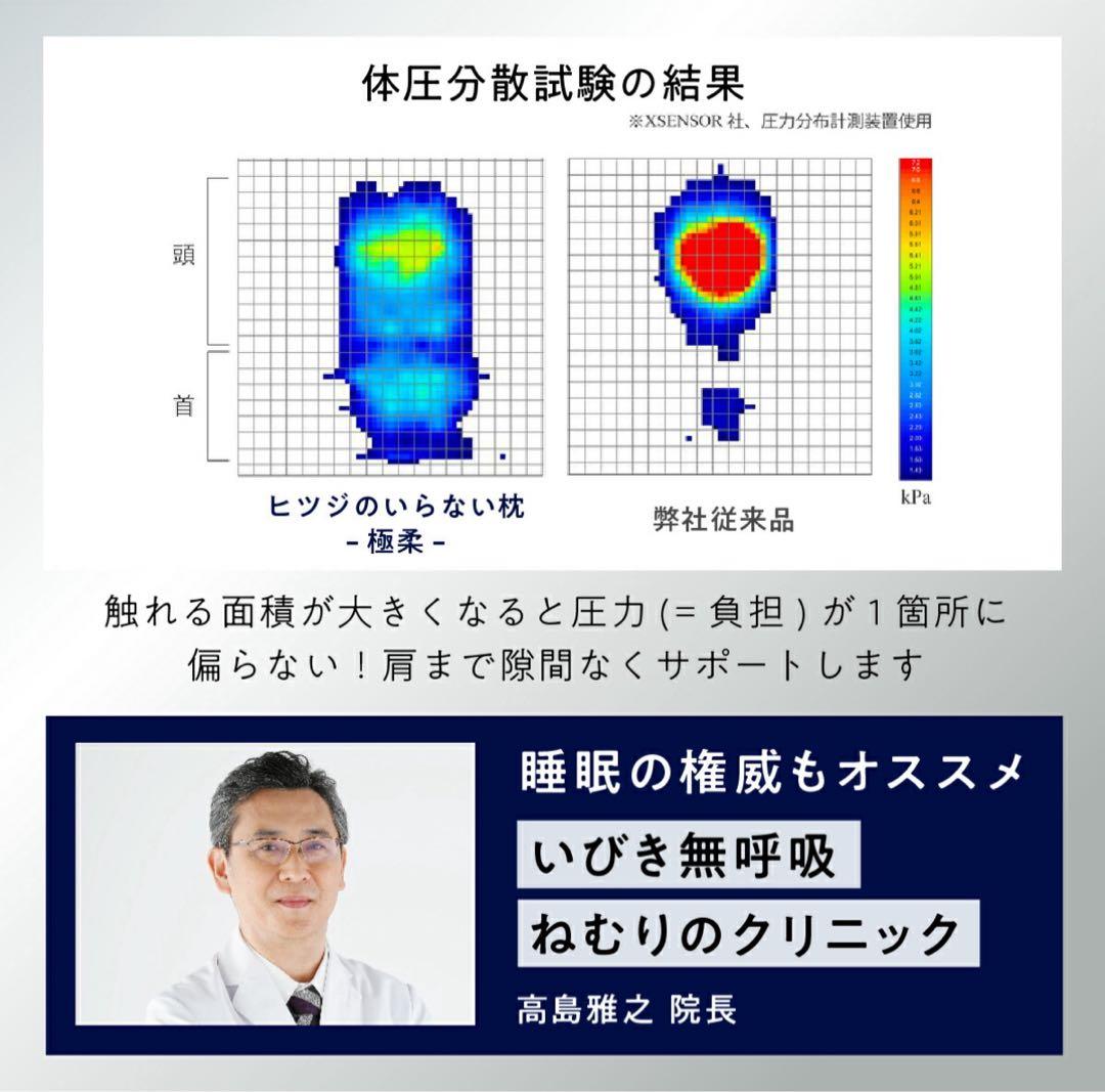 ヒツジのいらない枕 洗える TPE 頭 首の負担軽減 枕カバー付き 箱あり 美品
