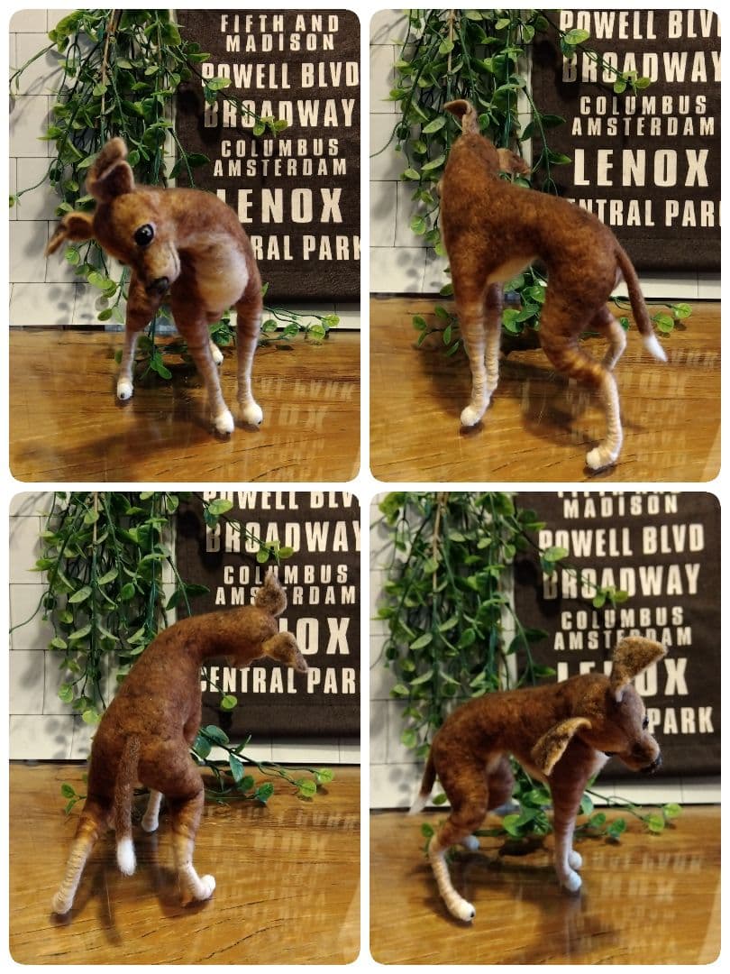 羊毛フェルト　イタリアングレーハウンド　イタグレ