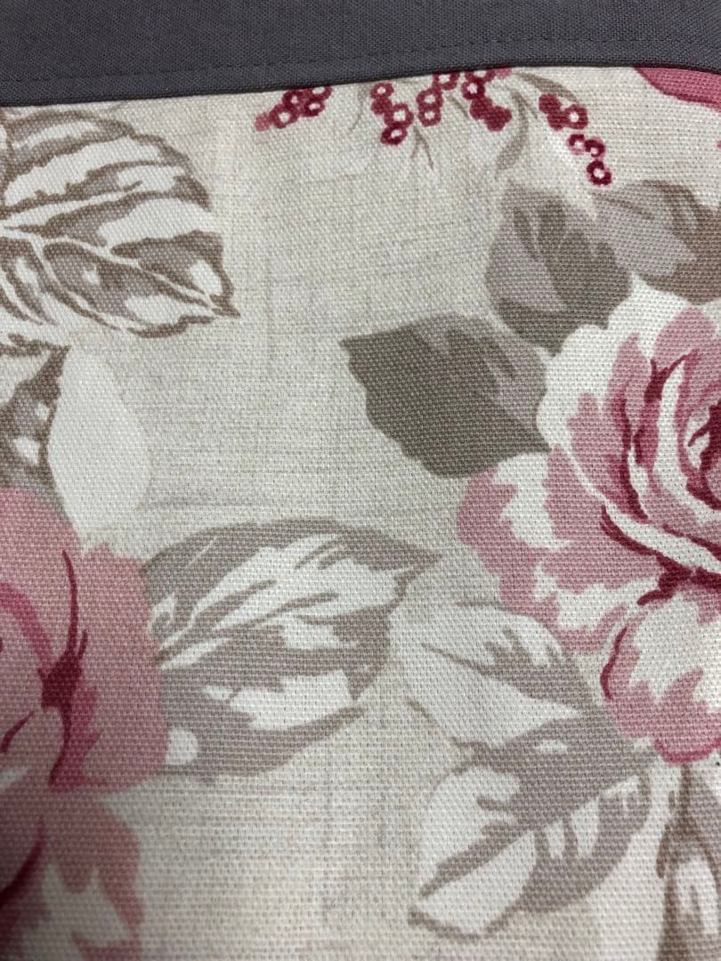 薔薇プリントバケツ型大きめトート