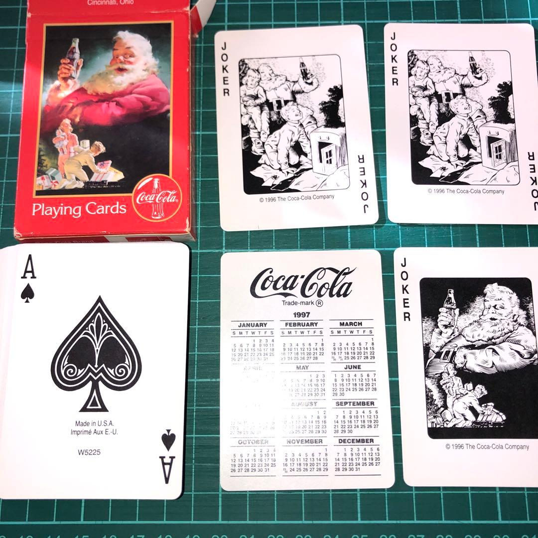 コカコーラ　ガラスプレート★コカコーラサンタ★1993年製　昭和レトロビンテージ