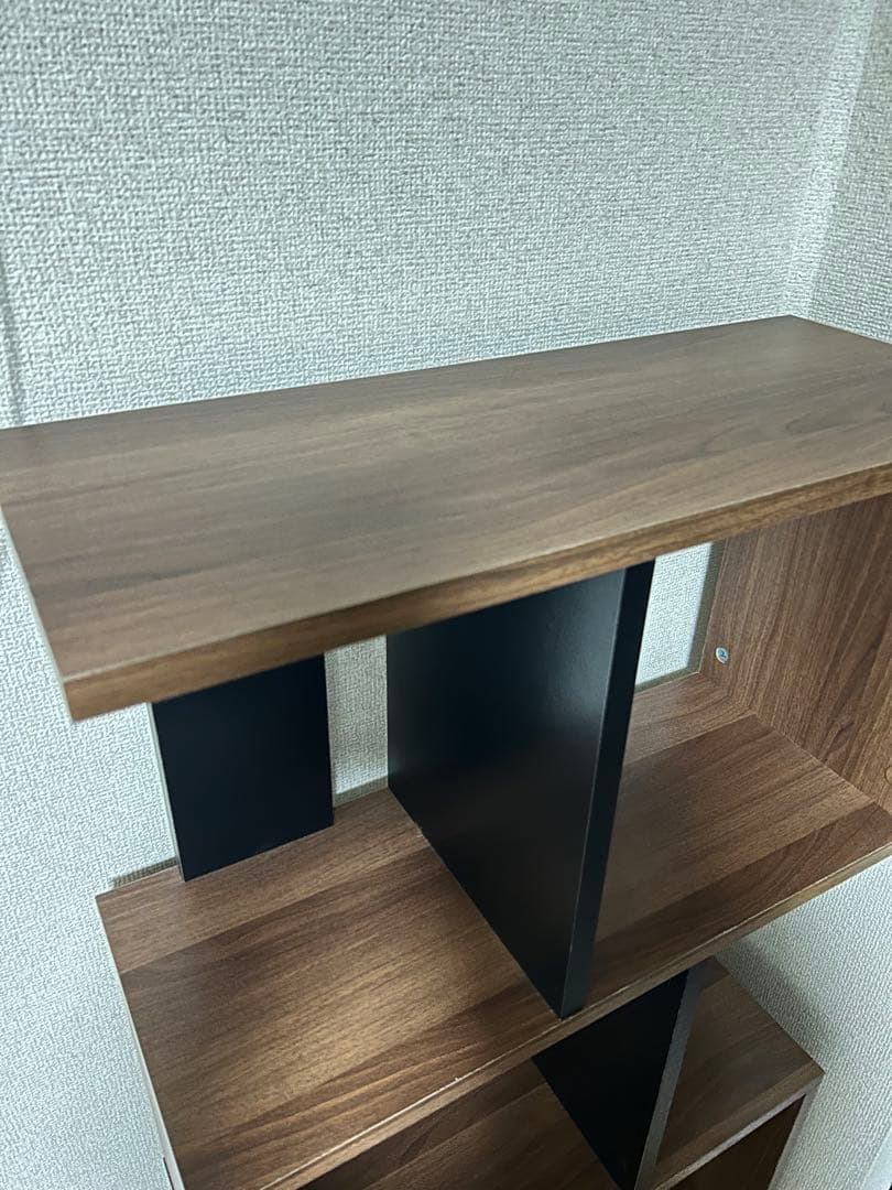 組み立て不要！縦・横自在　(新品)4段多目的棚　シェルフラック