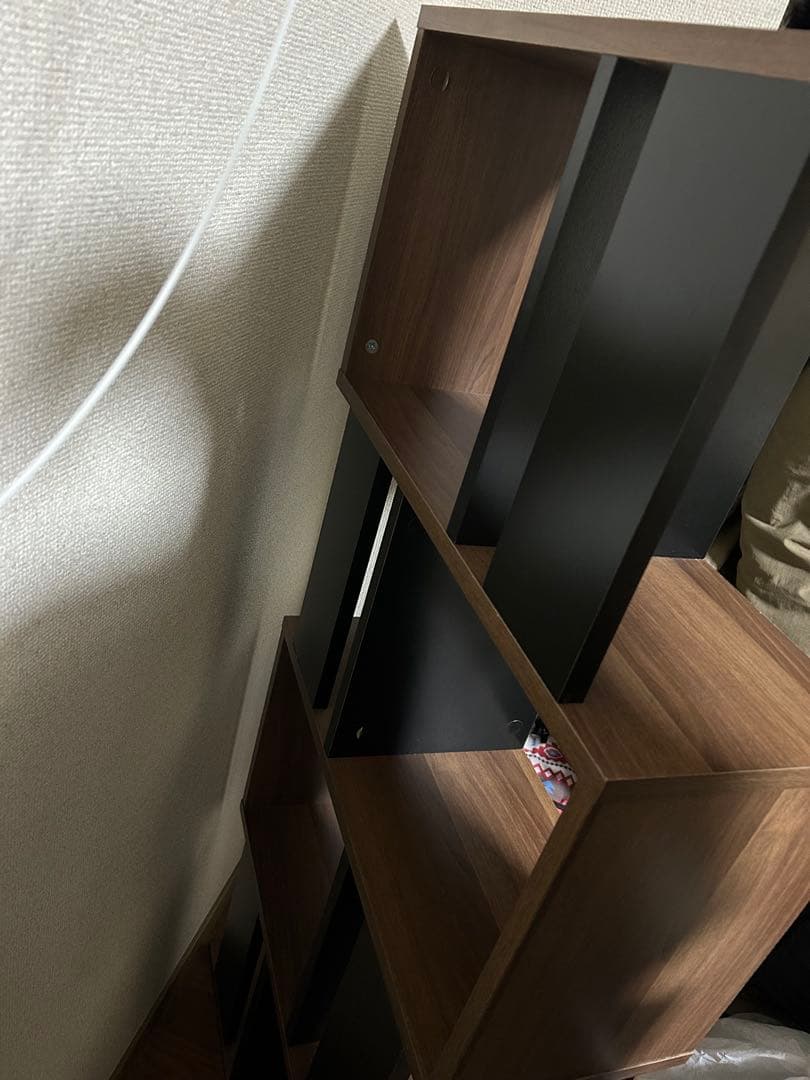 組み立て不要！縦・横自在　(新品)4段多目的棚　シェルフラック