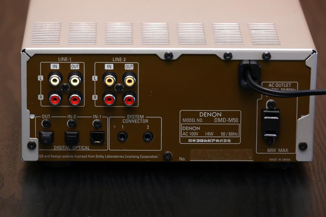 DENON DMD-M50 MDデッキ　MDプレイヤー/レコーダー 完動品