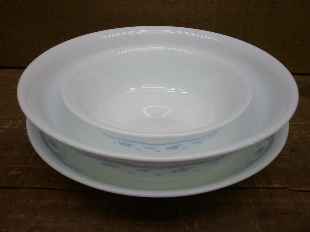 USED コレール ６種７枚 モーニングブルー 全面積層強化ガラス Q14669