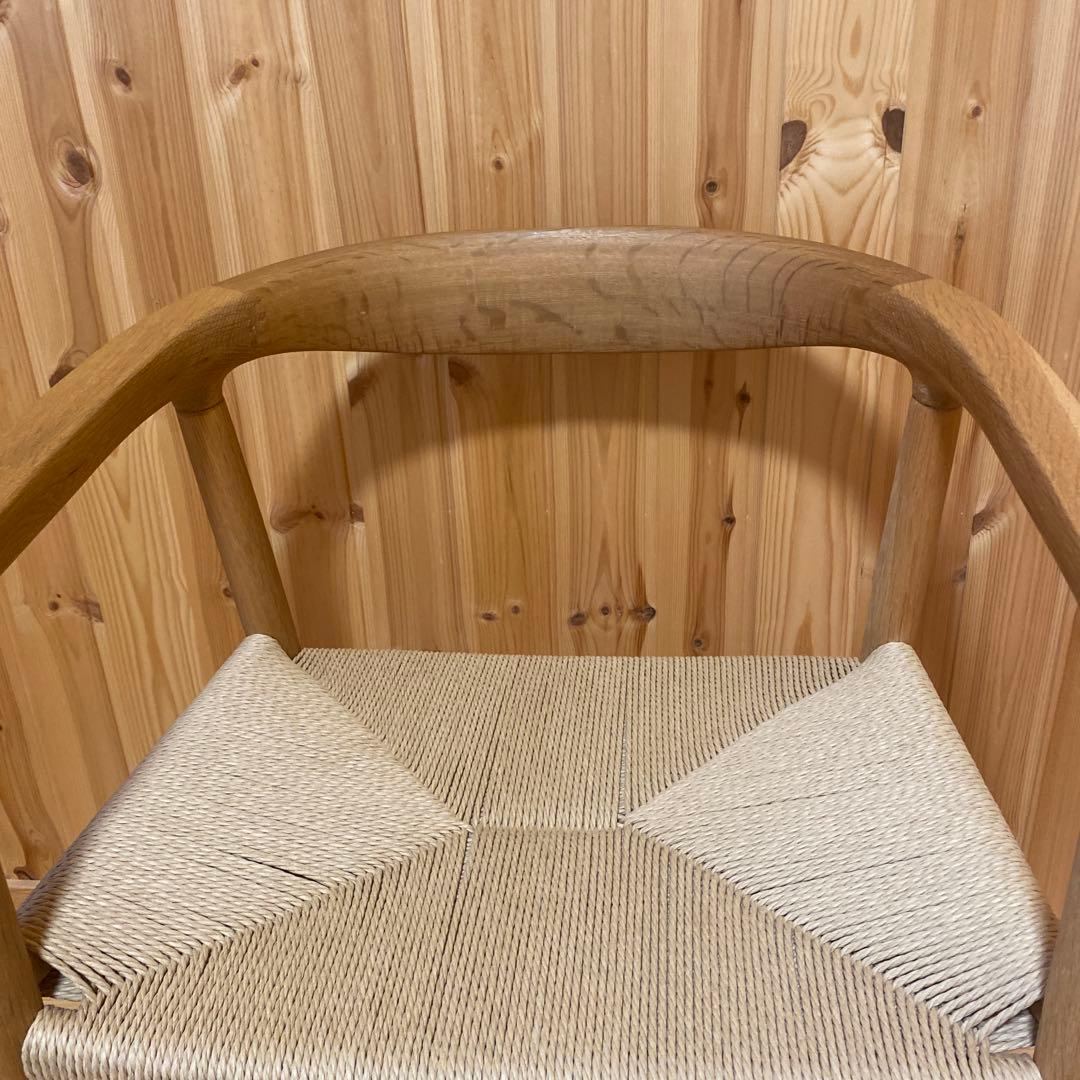 無印良品 オーク材ペーパーコードアームチェア