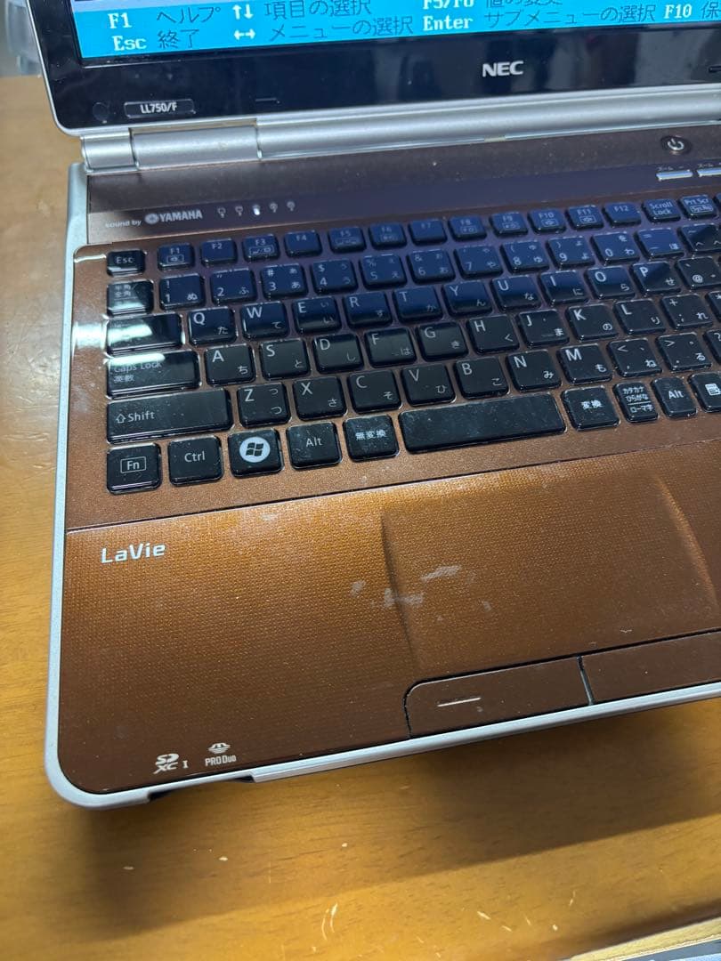 バッテリー駆動　NEC ノートパソコン Lave LL750FS6C i7
