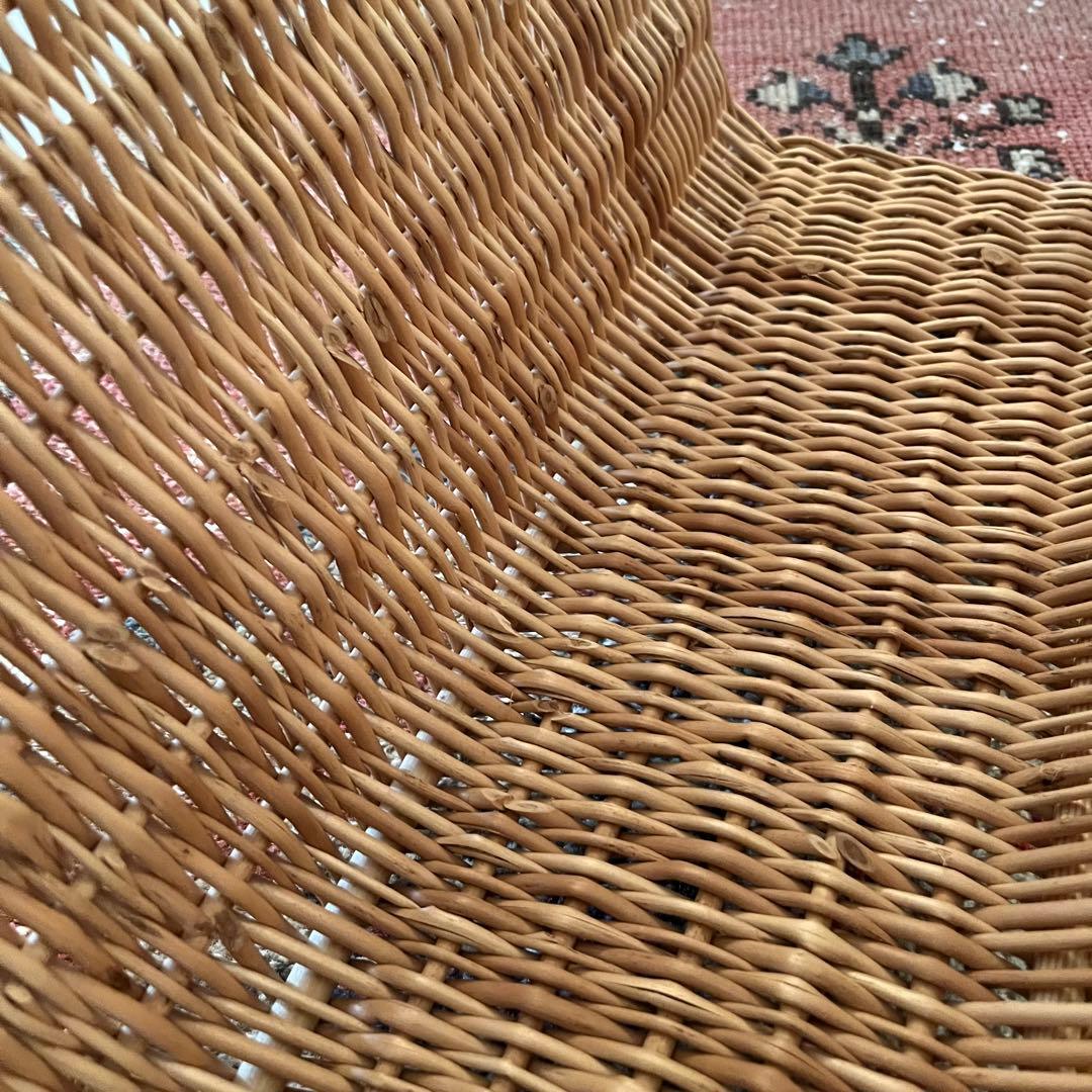 ラトビア PINUMU PASAULE 柳のマガジンバスケット