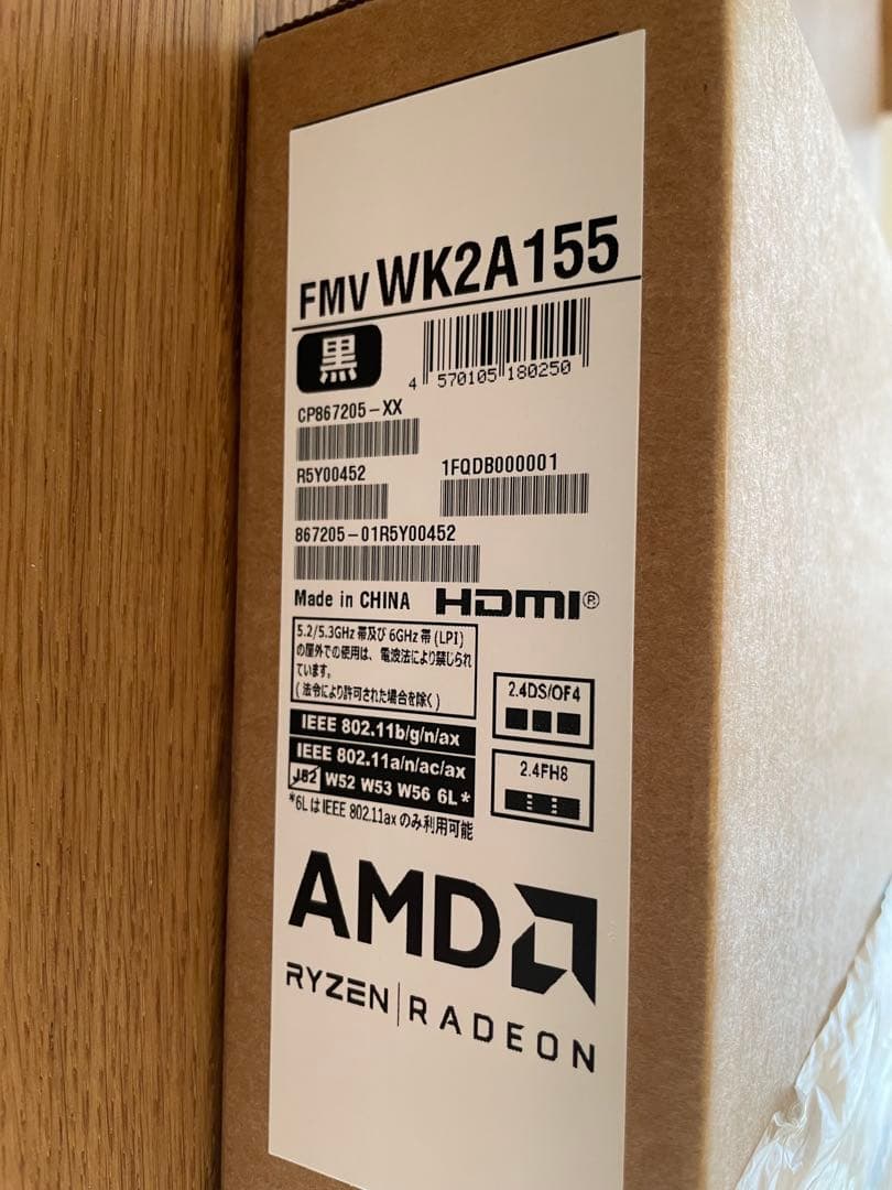 [新品・未開封]富士通ノートPC FMV WA1-K2(保証書同梱)