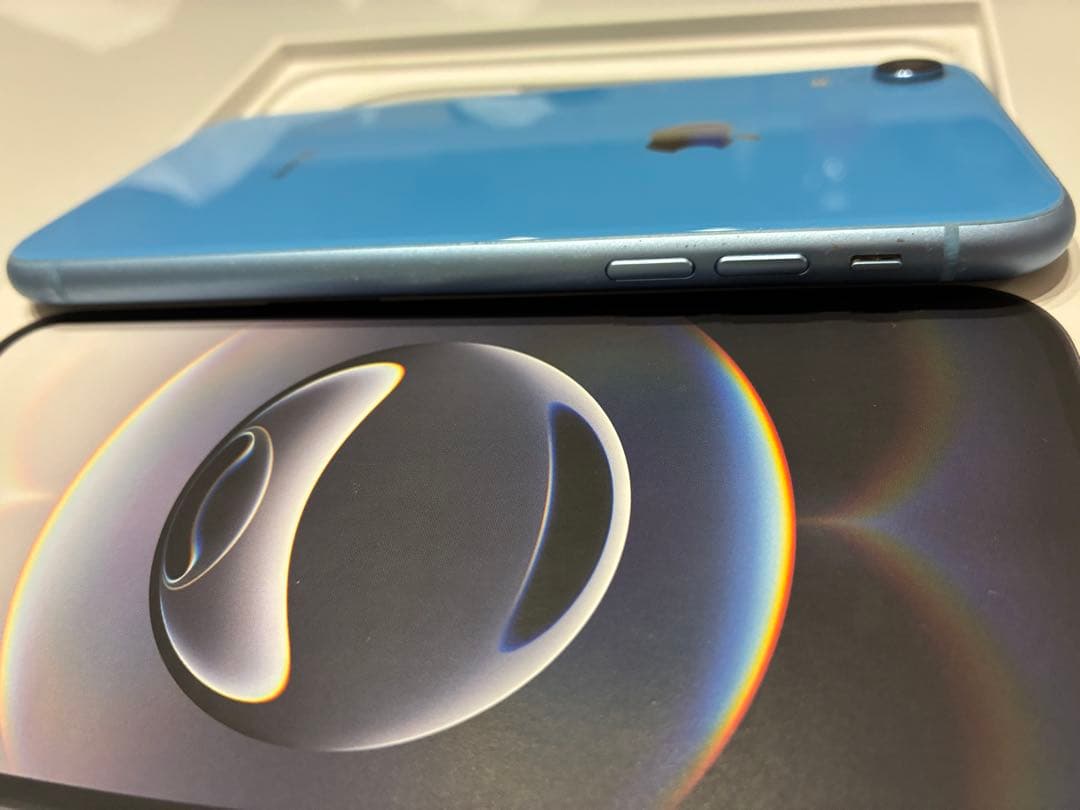 Apple iPhone XR ブルー 24時間内発送 中古品