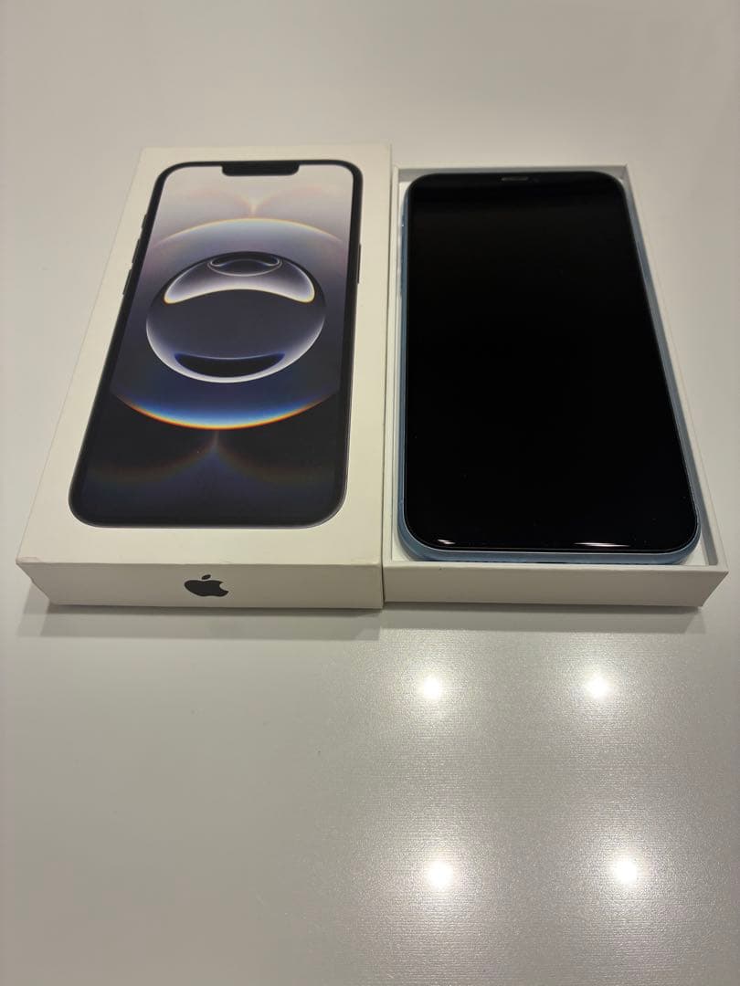 Apple iPhone XR ブルー 24時間内発送 中古品