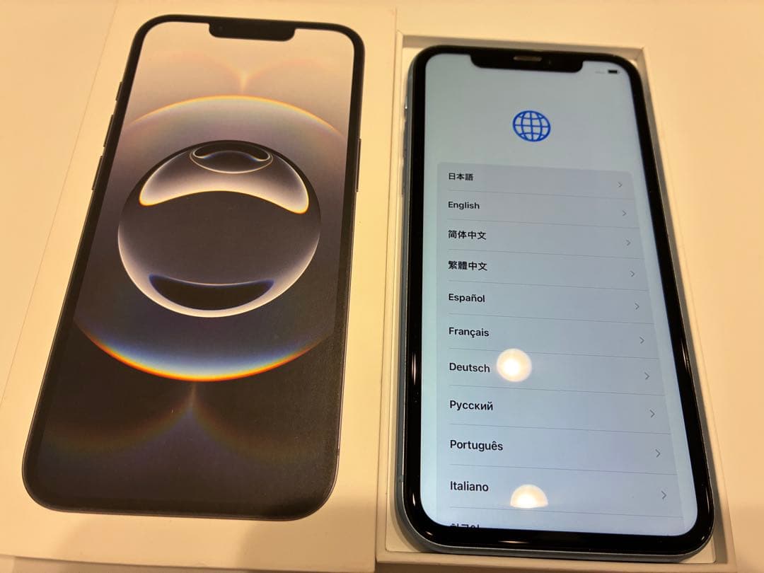 Apple iPhone XR ブルー 24時間内発送 中古品