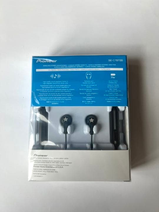 水樹奈々Pioneer 物販 C7 ワイヤレスイヤホン Bluetooth 耳