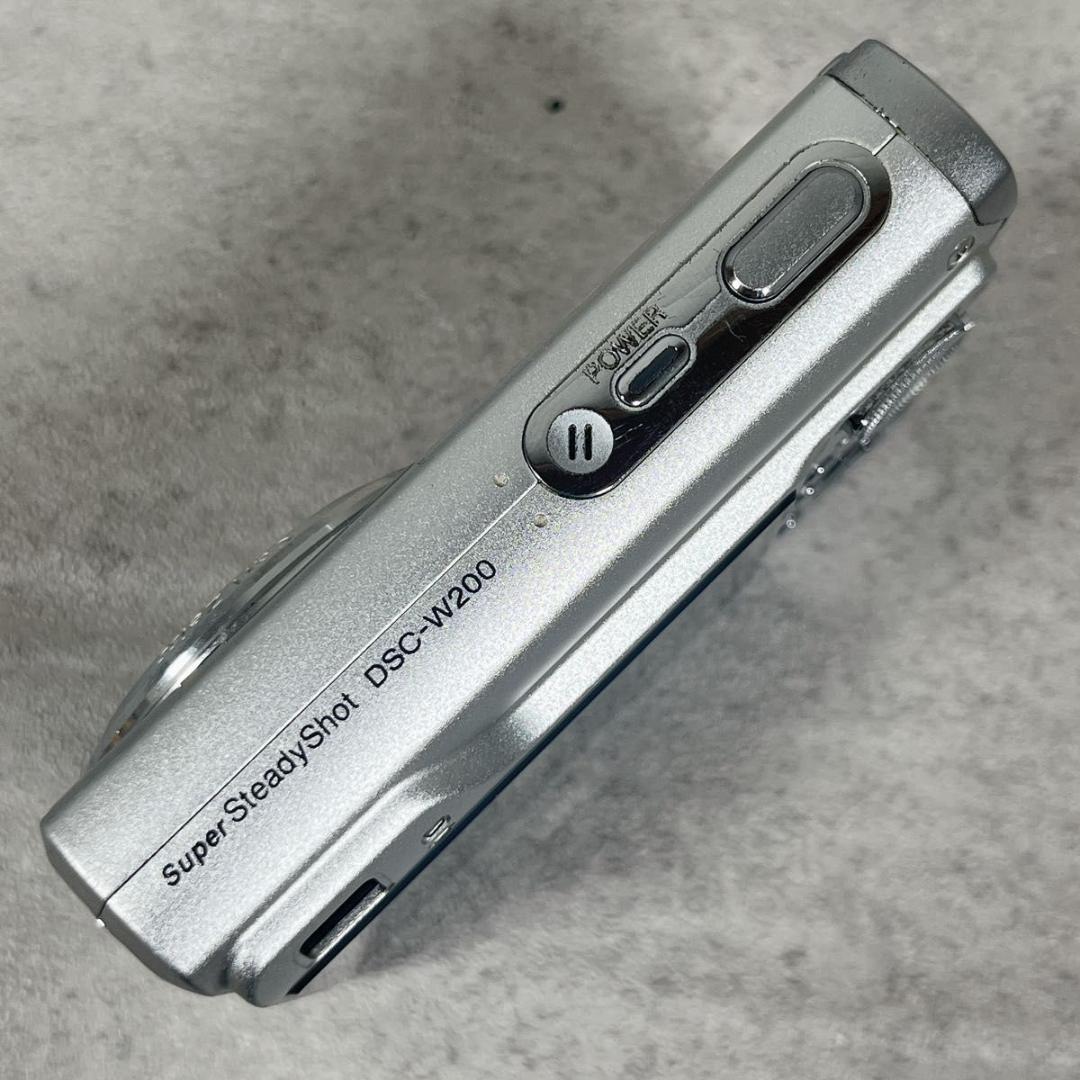 SONY ソニー Cybershot DSC-W200 シルバー デジタルカメラ
