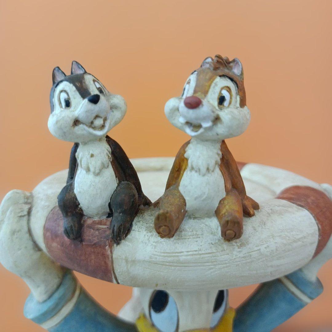 セトクラフト ディズニー ドナルド チップとデール 置物 陶器