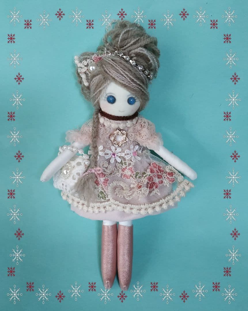 ドールチャーム　バッグチャーム　ハンドメイド　人形