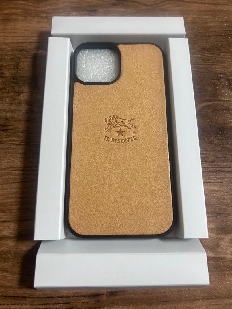 【新品】イルビゾンテ レザーソフトケース iPhoen13~15用 ヌメ