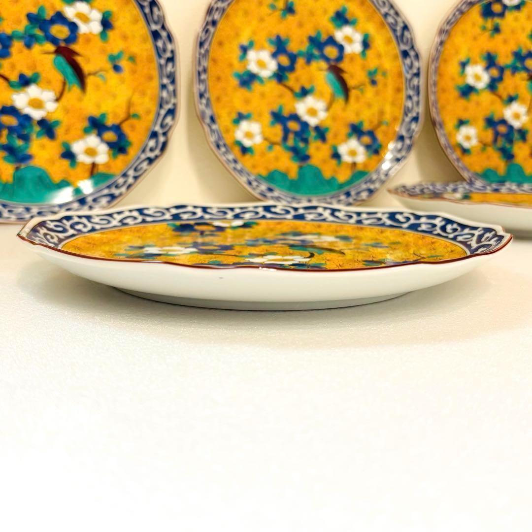 ⭐️ 美濃焼 第一陶器 花鳥文 銘々皿揃 ５客 美品 ⭐️