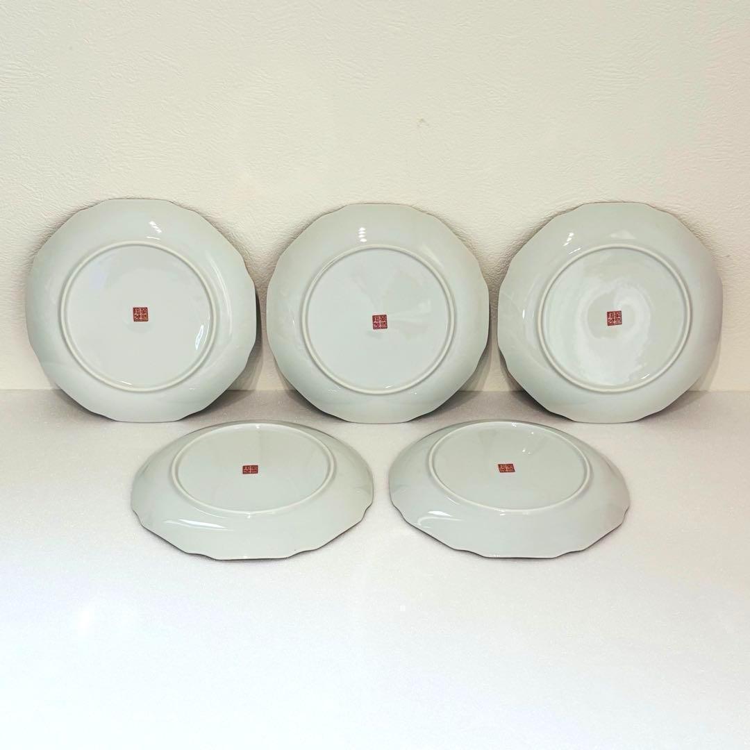 ⭐️ 美濃焼 第一陶器 花鳥文 銘々皿揃 ５客 美品 ⭐️