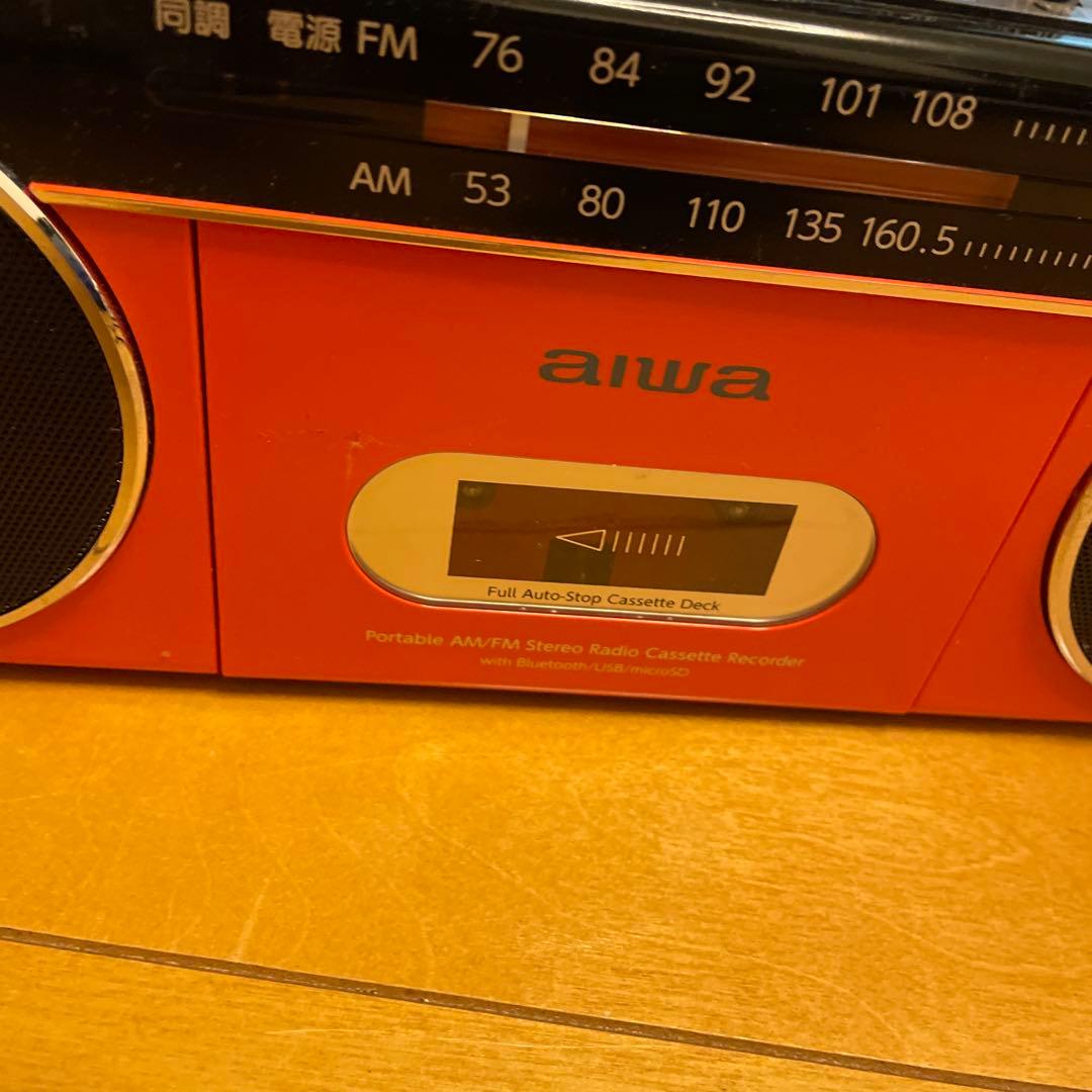 aiwa ポータブルラジオ・カセットデッキ