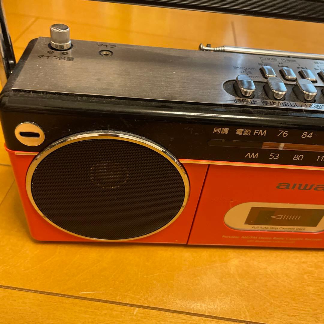 aiwa ポータブルラジオ・カセットデッキ