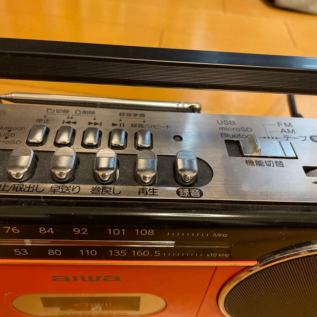 aiwa ポータブルラジオ・カセットデッキ