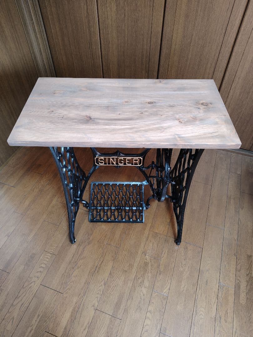 アンティークミシン　シンガー　足踏みミシン　ミシン脚　ミシン 　ハンドメイド