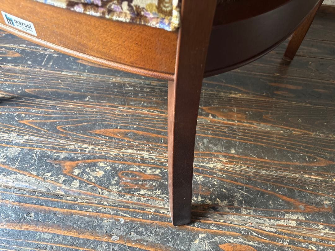 マルニ　花柄　1pソファ アンティーク