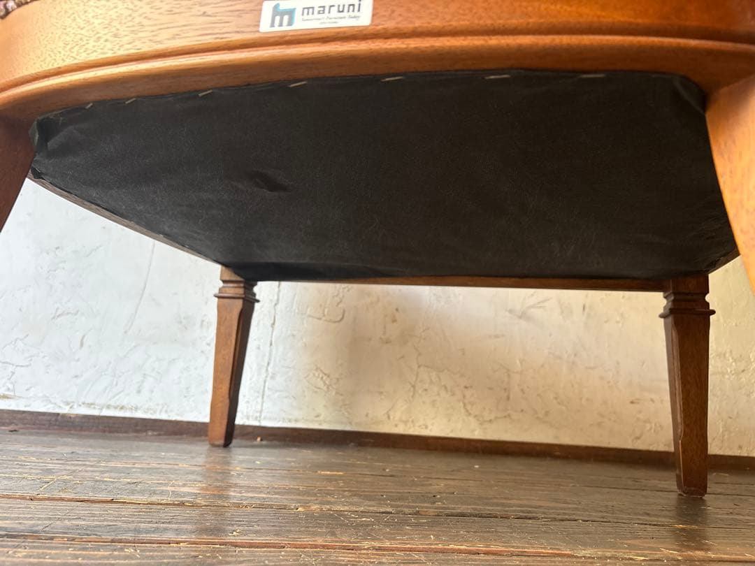 マルニ　花柄　1pソファ アンティーク