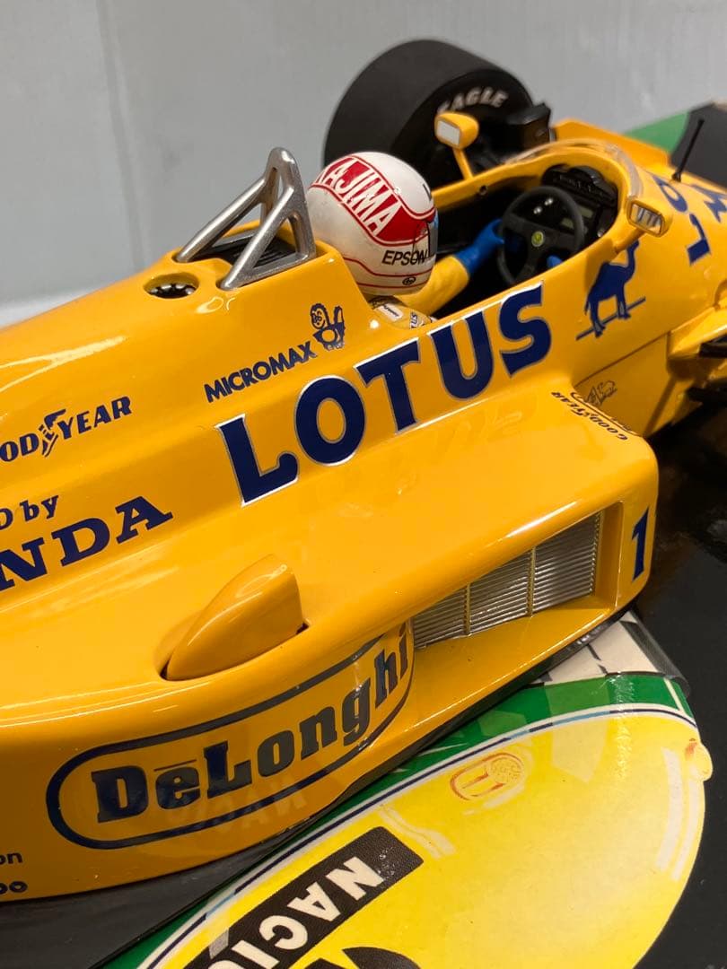 【美品】1/18 ミニチャンプス ロータスホンダ 99T 中嶋悟 1987