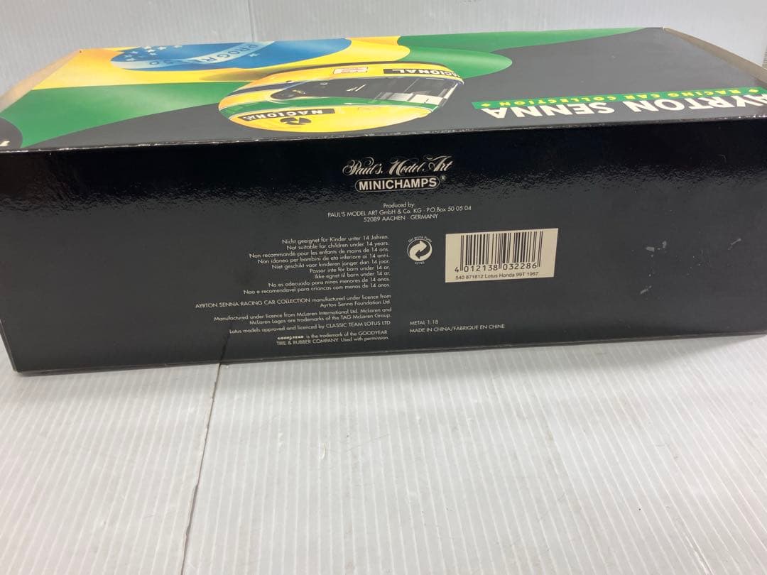 【美品】1/18 ミニチャンプス ロータスホンダ 99T 中嶋悟 1987