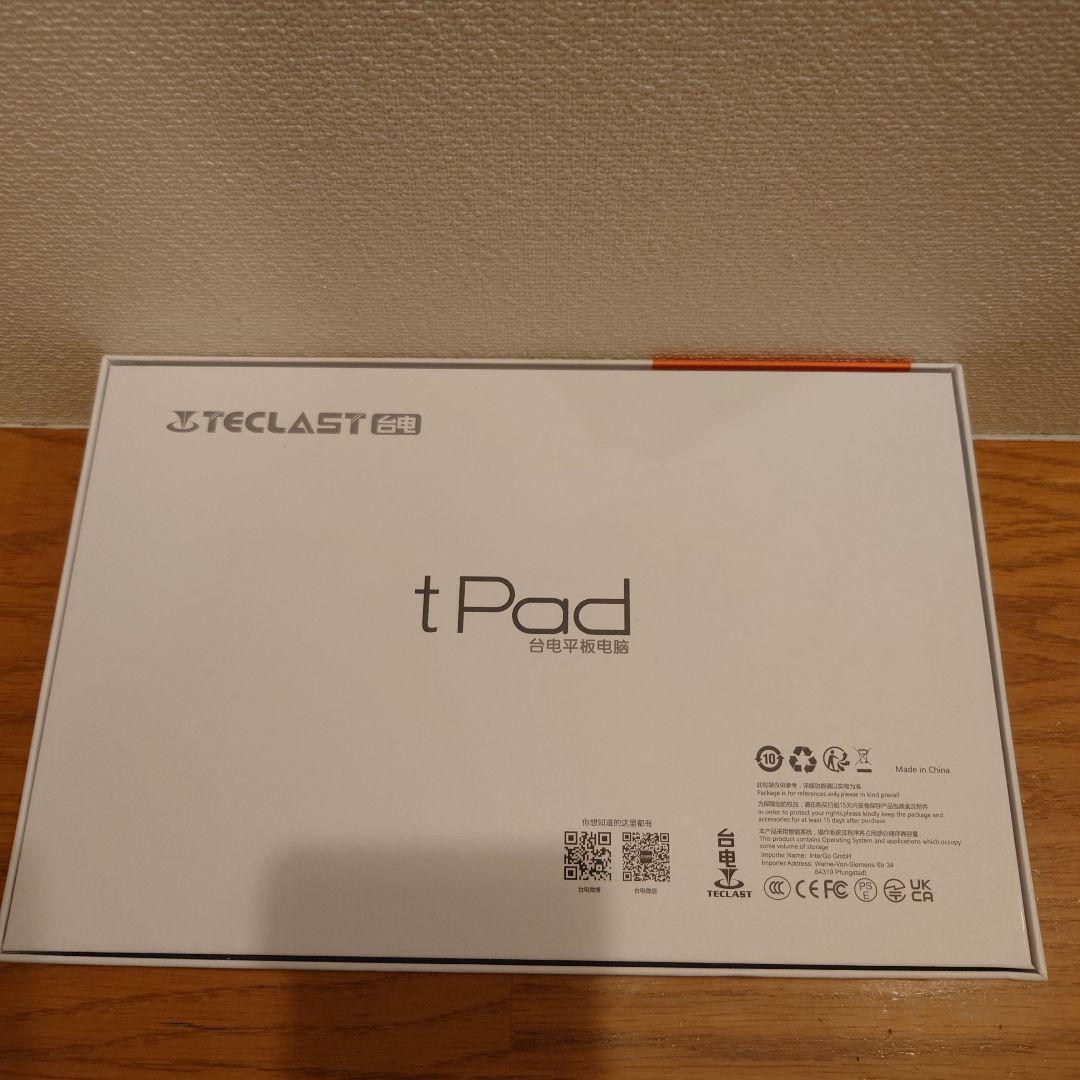 TECLAST tPad Android12タブレット本体P40HD箱　充電器付