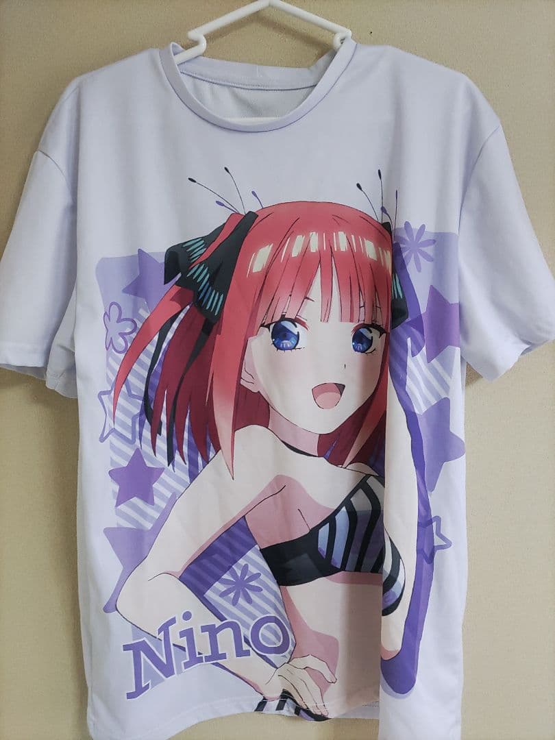 五等分の花嫁 二乃中野 フルグラフィックTシャツ Lサイズ