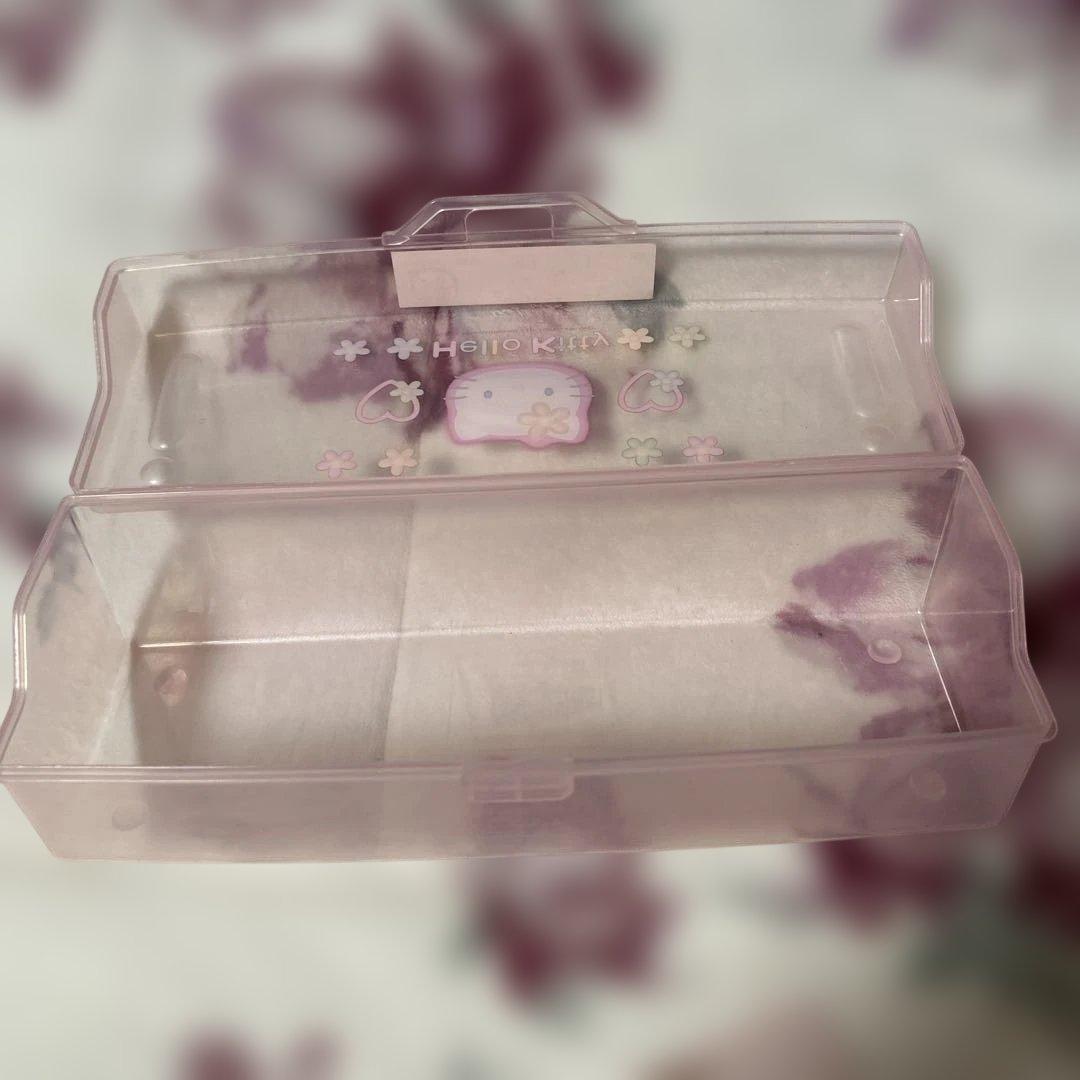 激レア♡Hello Kitty♡小物収納ボックス ピンク♡カオハナキティ♡