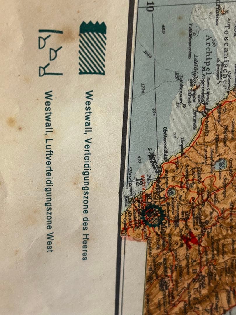 第三帝国発行　カラー地図