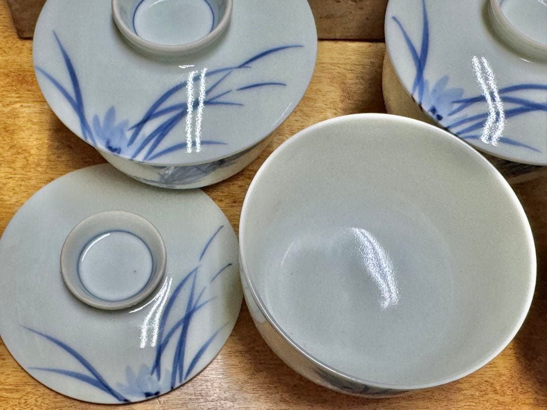 染付 茶碗蒸し碗