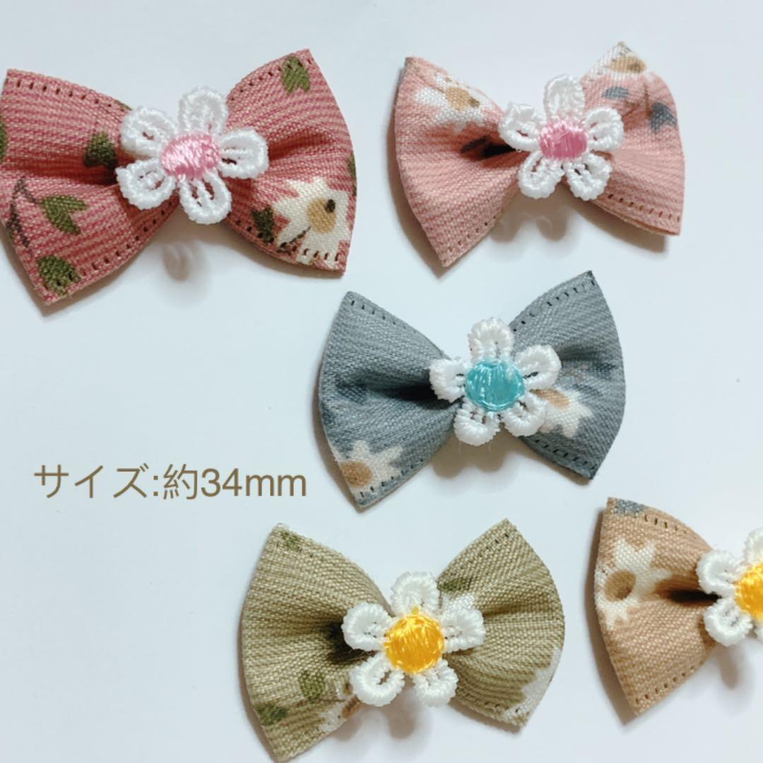 ♡リボン　ベビーキッズヘアクリップ　ヘアゴム　ヘアピン  ハンドメイド