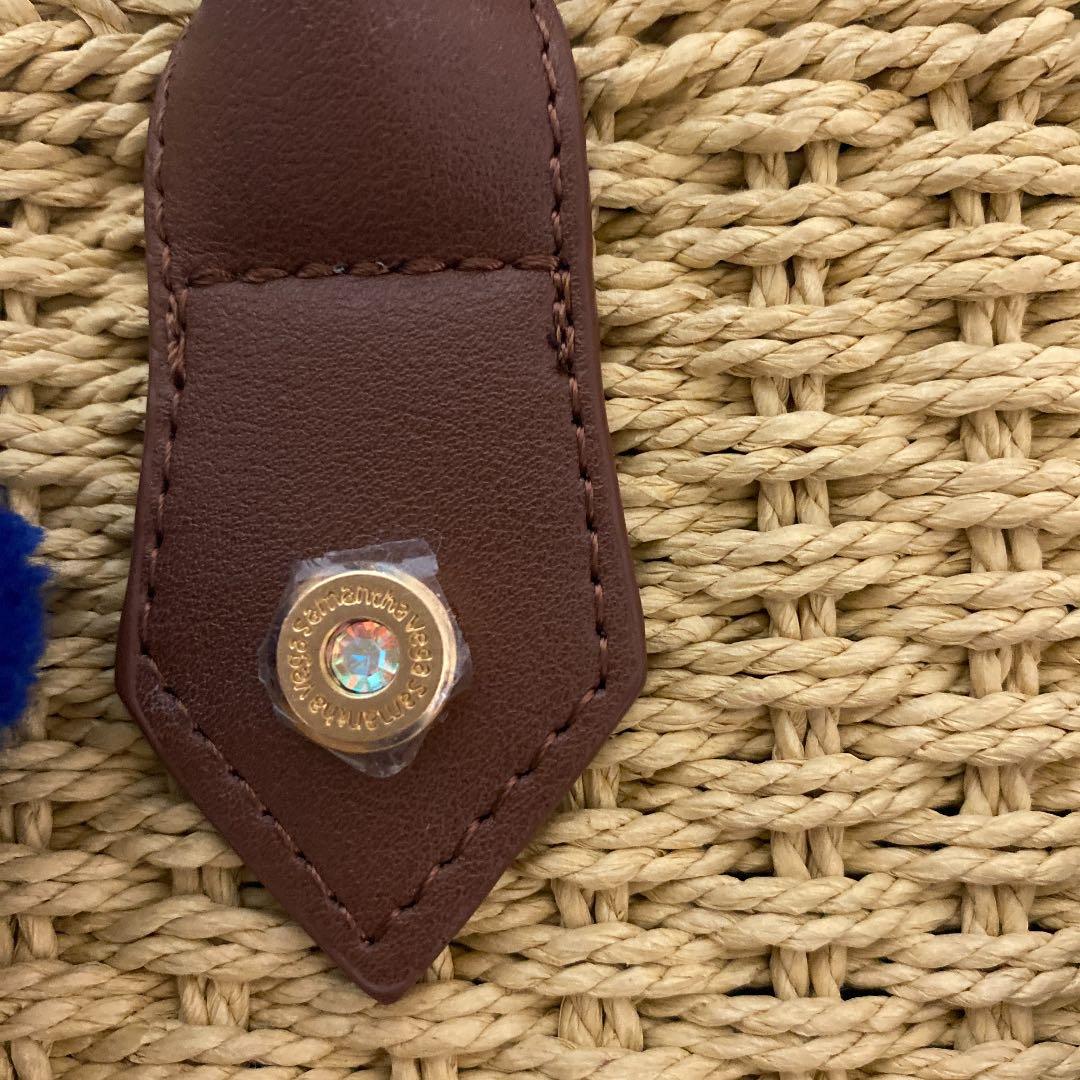 サマンサタバサ かごバッグ 麻紐バック