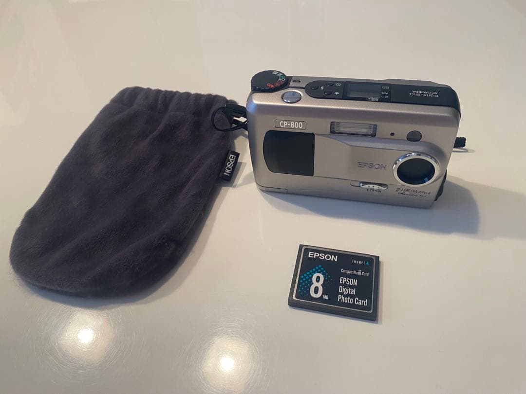 【動作確認済み】EPSON CP-800 デジタルカメラ（箱・付属品・説明書付）