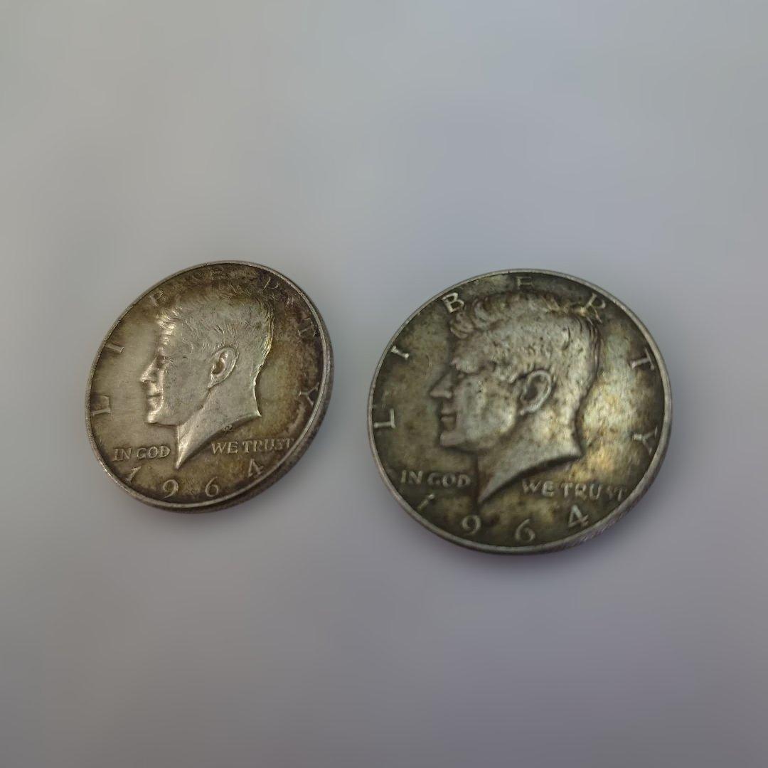 1964年 アメリカ ハーフダラー ケネディ