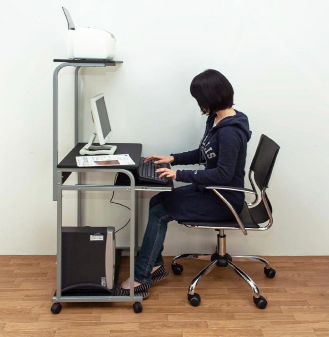 【新品◎】棚付きPCデスク