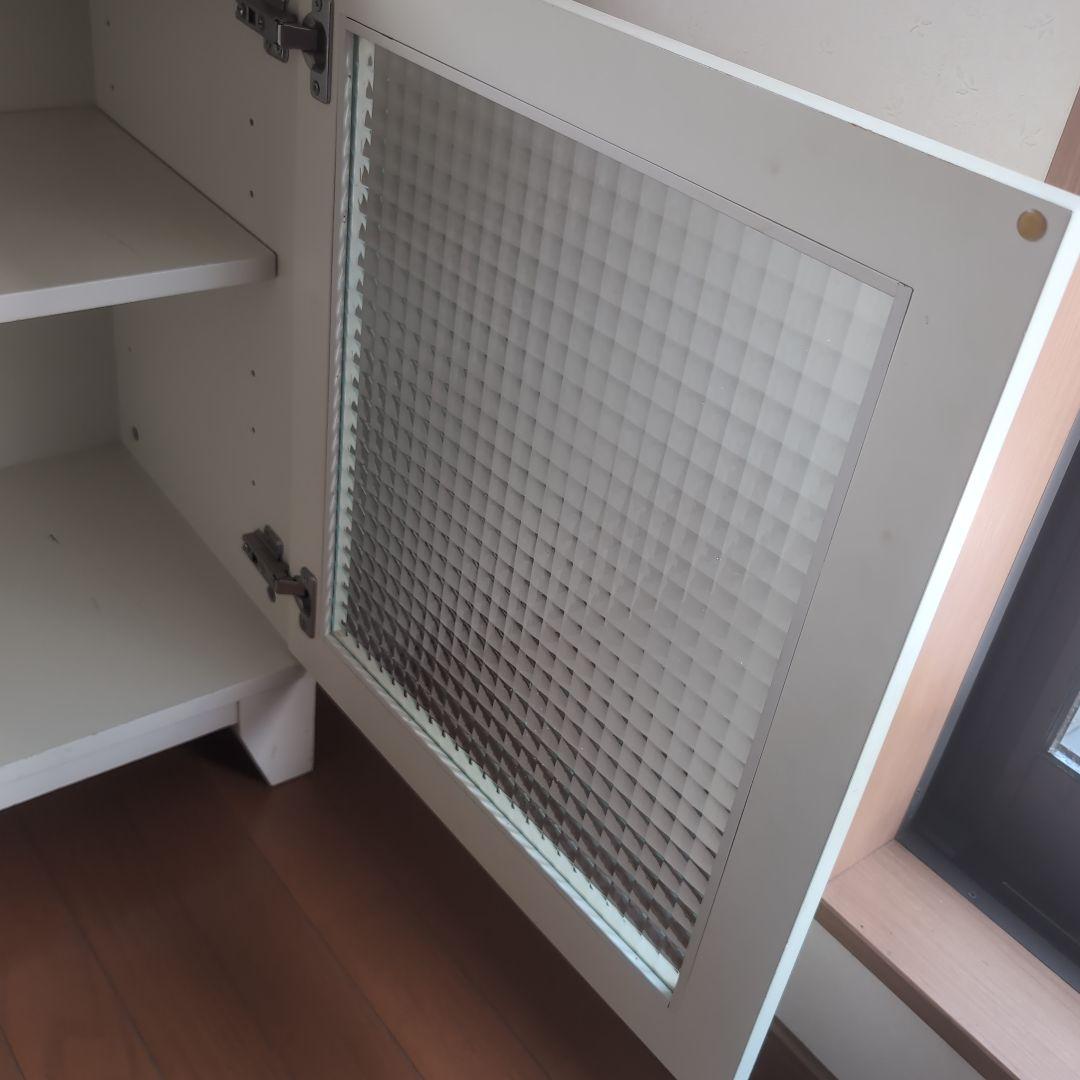 廃盤品☆unico 本棚 キャビネット アンティーク 収納家具