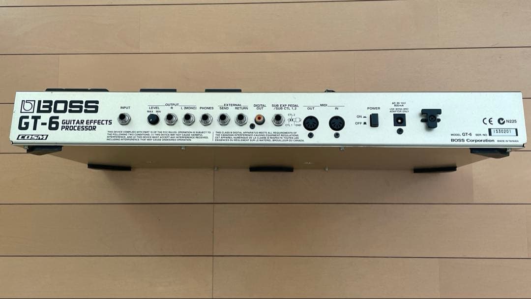 BOSS GT-6 ギターマルチエフェクター