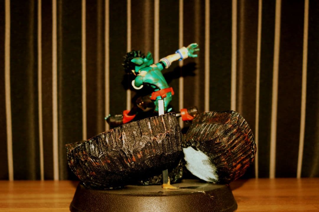 僕のヒーローアカデミア 緑谷出久 フィギュア ジオラマ