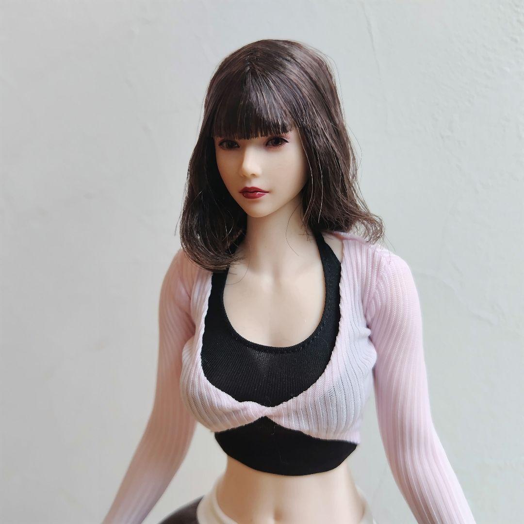 1/6 シームレス女性フィギュア チアリーディング ヨガ 制服 tbleague
