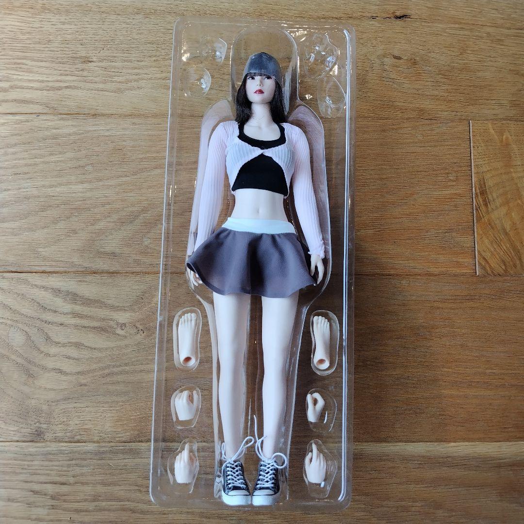 1/6 シームレス女性フィギュア チアリーディング ヨガ 制服 tbleague